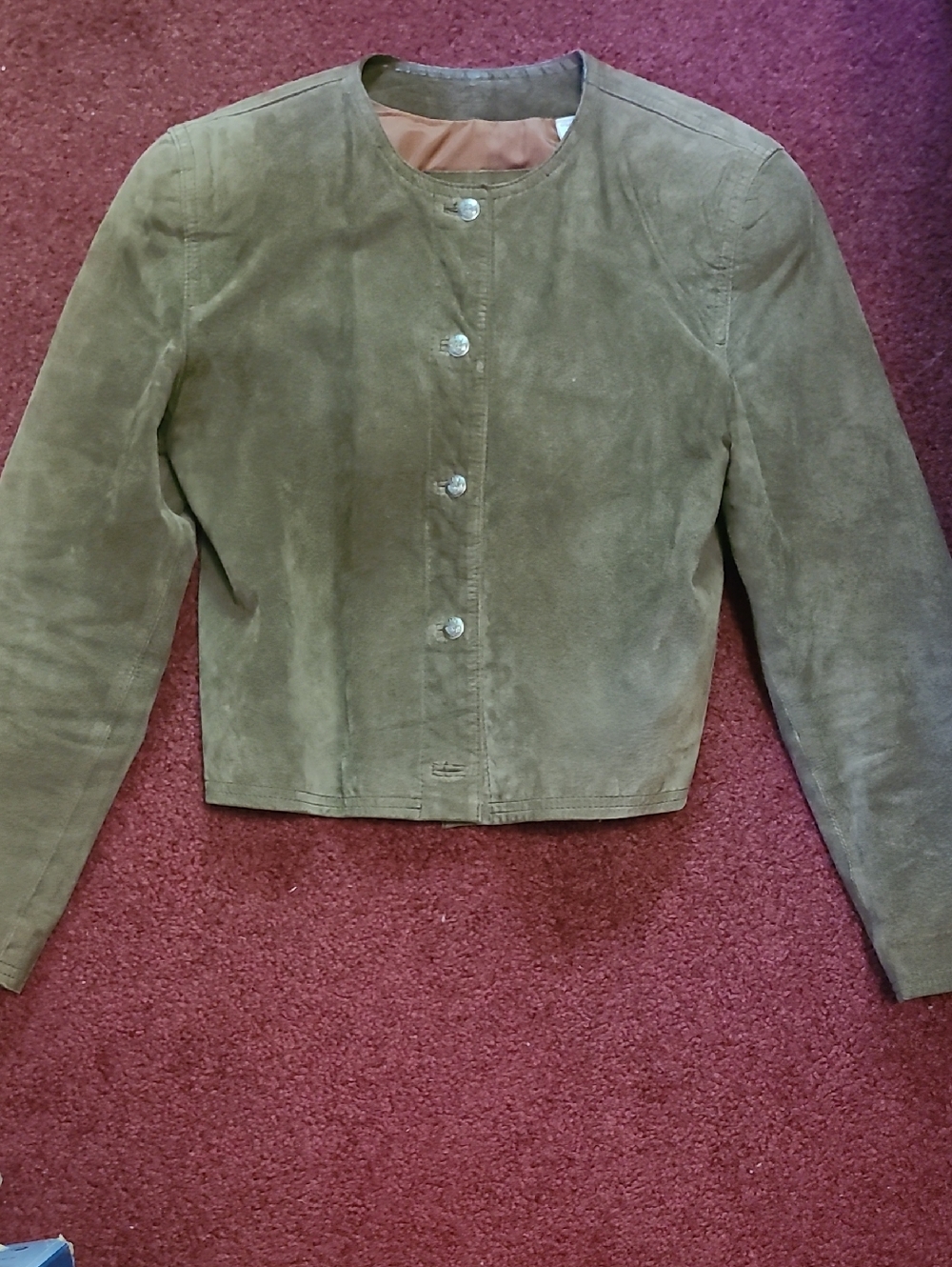 Vintage Short Suede Jacket